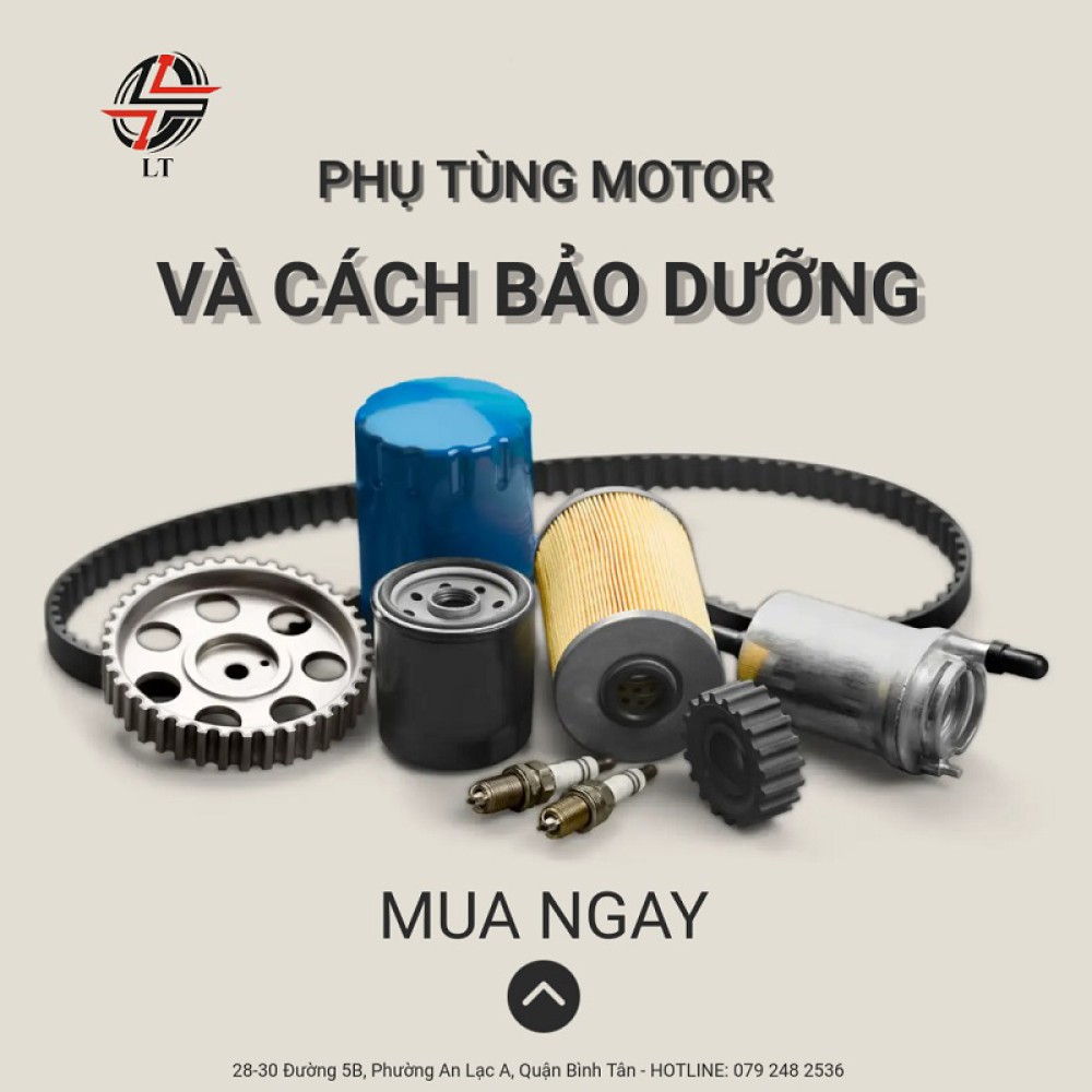 Các loại đồ phụ tùng xe máy phổ biến và cách bảo dưỡng